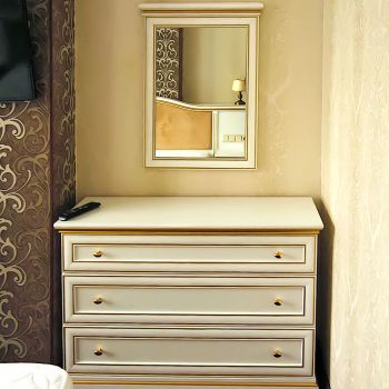 Photo of Chest of drawers with mirror from a series of furniture for hotels Carolina luxury