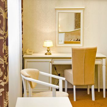 Photo of a dressing table with mirror of hotel furniture Carolina luxury