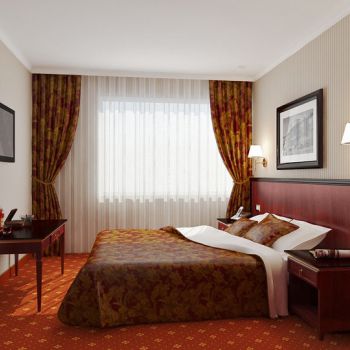 Photo of hotel room from series of furniture for hotels Raffaella