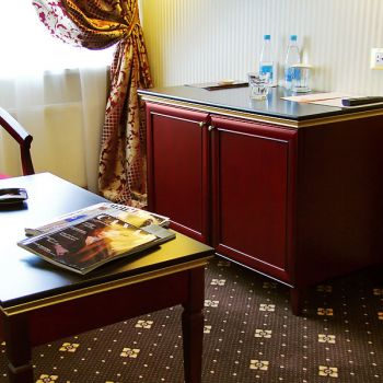 Photo of a chest of drawers from a series of furniture for hotels Raffaella