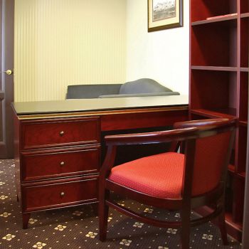 Photo of a desk of hotel furniture  Raffaella