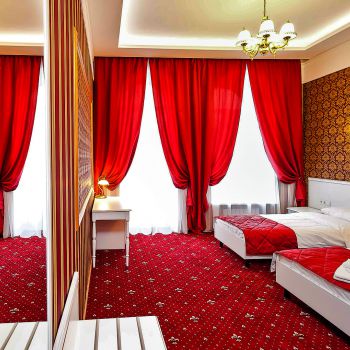 Photo of the room with single beds; hotel furniture Verona