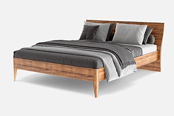 Agata - double bed made of solid wood (alder)