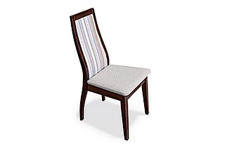 Orion - a wooden chair with a soft back