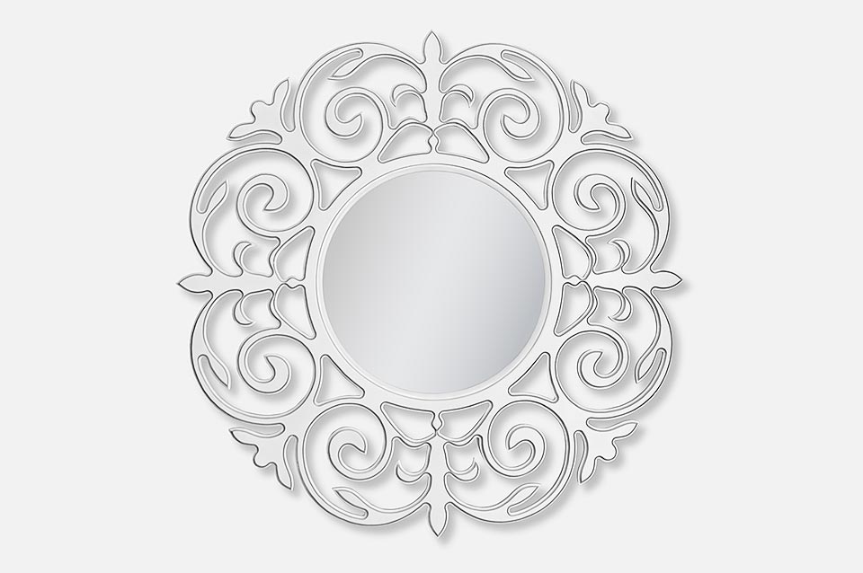 Photo of decorative oak from solid oak for the living room, dining room &mdash; tinted white enamel